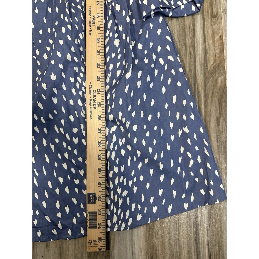 Tuckernuck Dress Blue Antelope Royal Shirt Dress Medium Coastal Casual Preppy - Picture 12 of 13